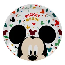 Prato Raso Melamine Mickey Disney Unidade - Tuut Foto mini 1