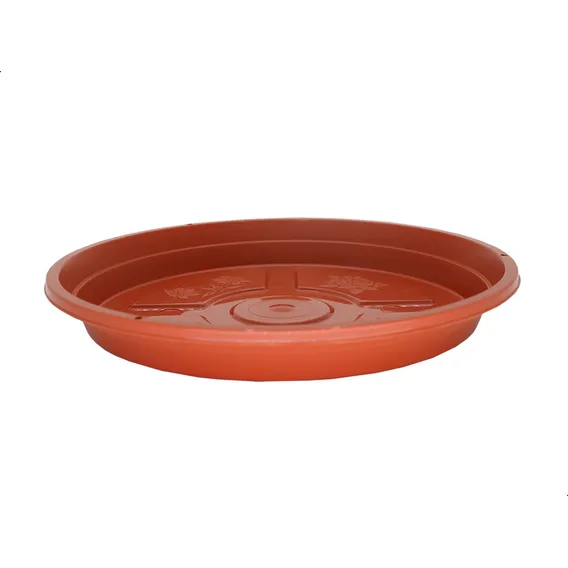 Prato Redondo P/ Vaso Flor Plantas Plastico N°1 - Cerâmica Foto 1