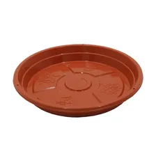 Prato Redondo P/ Vaso Flor Plantas Plastico N°1 - Cerâmica Foto mini 2