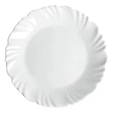 Prato Sobremesa Raso Opaline Temperado Pétala 19,5cm Duralex Foto mini 1
