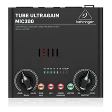 Pré-amplificador de válvula Behringer Mic300 com limitador Foto  mini 1