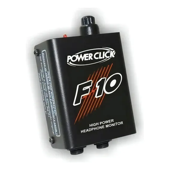 Pré-amplificador Power Click F10 Monitor De Fone De Ouvido 9v Foto 1