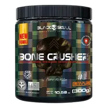 Pré Treino Bone Crusher Black Skull 300g - Nova Fórmula Sabor Watermelon Foto  mini 1