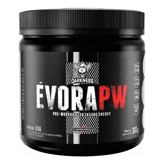 Pré Treino Évora Darkness 300g Integralmedica - Sabores Sabor Uva Foto 1
