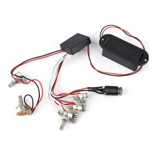Preamp Ativo Baixo Elétrico 5 Pot + 5 Knob Metal Cromado 9v Foto mini  3