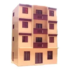 Prédio De Apartamentos Escala Ho 1/87 Frateschi 1524 Foto mini 1