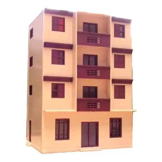Prédio De Apartamentos Escala Ho 1/87 Frateschi 1524 Foto 1