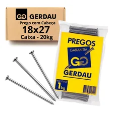 Prego 18x27 Com Cabeça 20kg Gerdau Foto mini 3