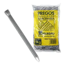 Prego Sem Cabeça 6x6 Gerdau 1 Kg Foto mini 1
