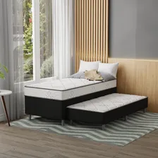Premier Cama Box Unibox Com Cama Aux 0,88x1,88x0,63 Foto mini  2