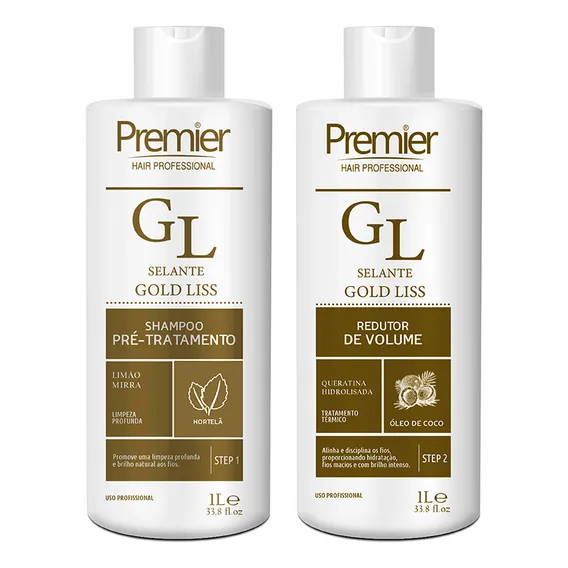 Premier Hair Selante Gold Liss Kit 1l Foto 1