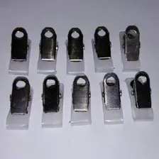 Prendedor Para Crachá Tipo Jacaré - Pacote Com 10 Um Foto mini  3