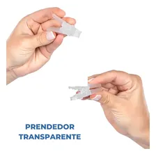 Prendedor Para Roupa Transparente Bettanin Foto mini 3