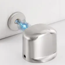 Prendedor Porta Magnético Aparador Peso Batente ( 3 ) Acabamento Fosco Cor Prateado Foto mini 4