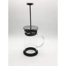Prensa Francesa Luxo Cafeteira Cha Cafe Cremeira Bule 350ml Cor Prateado Foto mini  2