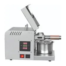 Prensa Hidráulica Máquina Extratora De Óleo Automática Cor Prateado Metálico 220V Foto mini 2
