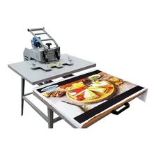 Prensa sublimadora manual Maquinatec 85x65 Bandeja Deslizante cinza 220V Foto mini  3
