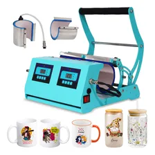Prensa Térmica Canecas 11oz Dobro Squeezes Copos Sublimadora Mecolour 110v Foto  mini 1