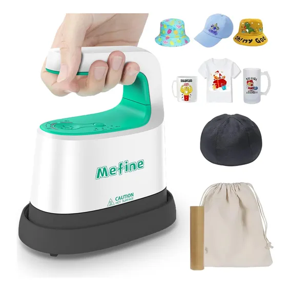 Prensa Térmica Mini, Prensa Térmica Pequena Com 4 Temporizadores, Portátil, Prensa De Transferência Mini Heat Press Com 3 Ajustes De Temperatura Para Camisetas, Sapatos, Bonés, Almofadas220v Foto 1