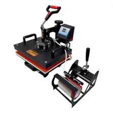 Prensa Térmica Sublimação 8 em 1 Importway 1250W 220V caneca camiseta boné Foto mini  3