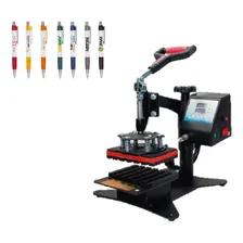 Prensa Térmica Sublimadora Caneta Máquina Estampar Foto  mini 1
