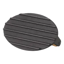 Prensador Amassador De Ferro Fundido P/ Carne Hambúrger Bife Foto mini 3