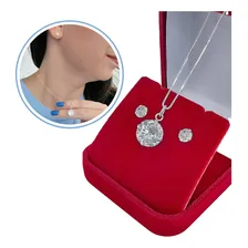 Presente Colar Feminino + Brincos Noiva Namorada Esposa Foto  mini 1
