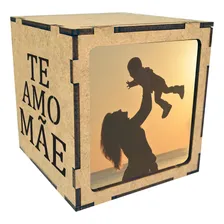 Presente Criativo Porta Retrato Luminária Mâe Foto mini 1