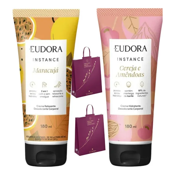 Presente Instance Eudora: Maracujá E Cereja E Amêndoas Fragrância Cereja E Amêndoas E Maracujá Foto 1