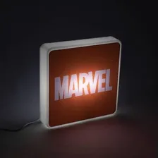 Presente Luminária Box Slim Usb Marvel Foto mini 2