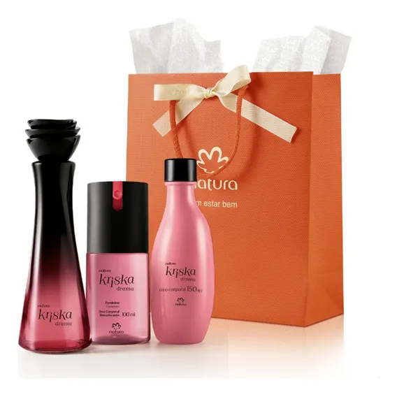 Presente Perfume Natura Col么nia Kriska Drama Feminino Foto 1