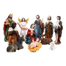 Presépio De Natal 11 Peças 20 Cm De Altura Resina Foto mini  3
