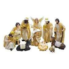 Presépio De Natal Resina 11 Imagens AltÃssimo Detalhes 15cm Foto mini 1
