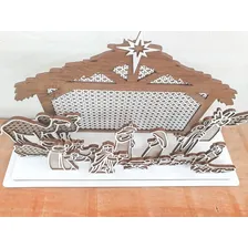 Presépio Natal Em Camadas Mdf Completo Foto mini 3