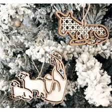 Presépio Natal Mdf Estilo Tela Indiana Em Mdf Cru 3mm Foto mini 2