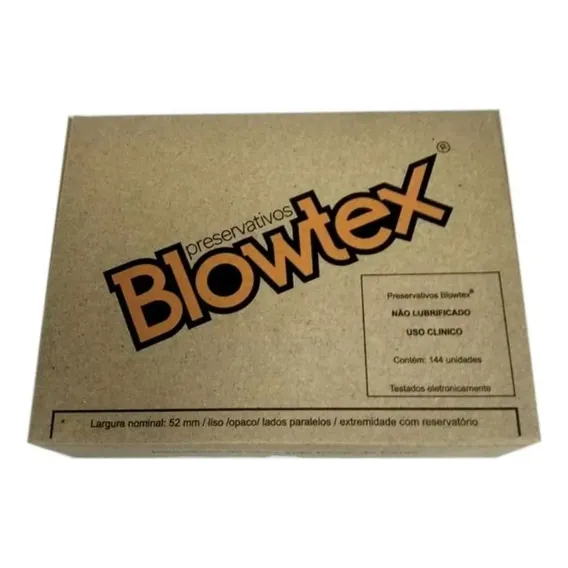 Preservativo Camisinha Não Lubrificado Blowtex Cx 144 Un Foto 1
