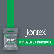 Preservativo Jontex C/3 Confort Plus Extra Lubrificado Foto mini 4