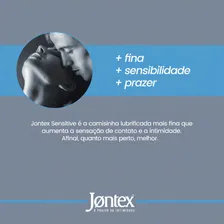 Preservativo Jontex Sensitive Mais Fino ( 12 Camisinhas ) Foto mini 4