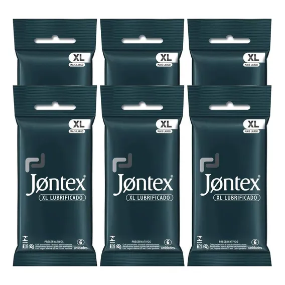 Preservativo Jontex Xl Mais Largo Lubrificado 36 Unid Foto 1