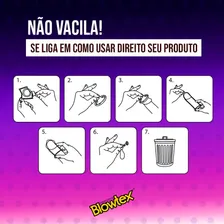 Preservativo Lubrificado Blowtex Orgazmax Pacote 3 Unidades Foto mini 4