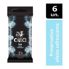 Preservativo Lubrificado Ice Olla Pacote 6 Unidades Foto mini 3