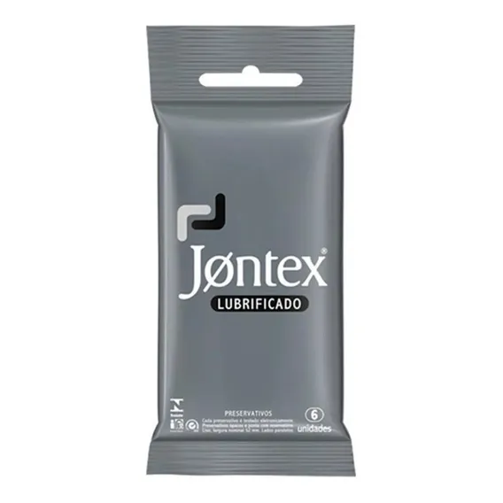 Preservativo Lubrificado Jontex Pacote 6 Unidades Foto 1