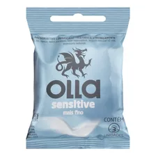 Preservativo Lubrificado Sensitive Olla Pacote 3 Unidades Foto mini 1