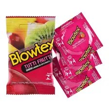 Preservativo Lubrificado Tutti Frutti Blowtex Pacote 3 Unidades Foto mini 3