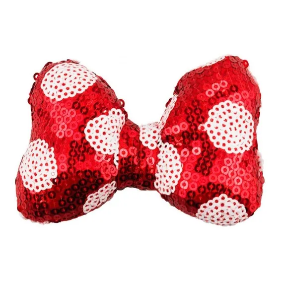 Presilha Cabelo Laço Vermelho Minnie Mouse Disney Foto 1