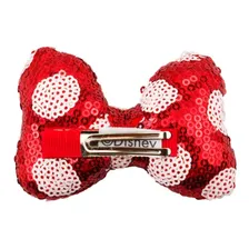 Presilha Cabelo Laço Vermelho Minnie Mouse Disney Foto mini 4