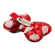 Presilha Cabelo Laço Vermelho Minnie Mouse Disney Foto mini  2