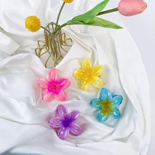 Presilha Flor Bbb Maxi Prendedor De Cabelo Piranha Flor Cor Verde Foto mini 4