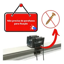 Presilha Mola P/ Fixar Perfil Led 25mm Gesso - 200 Unidades Cor Para Perfil Embutir 25mm Foto mini 3