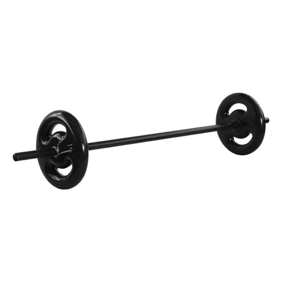Presilhas Barra Reta Oca Body Pump Preto Foto 1